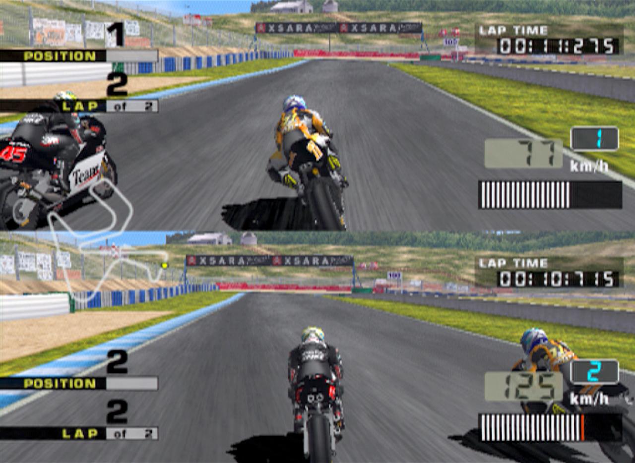 [10/04/2002] Im Splitscreen-Duell befindet sich außer Ihnen und Ihrem Kumpel niemand auf der Strecke.